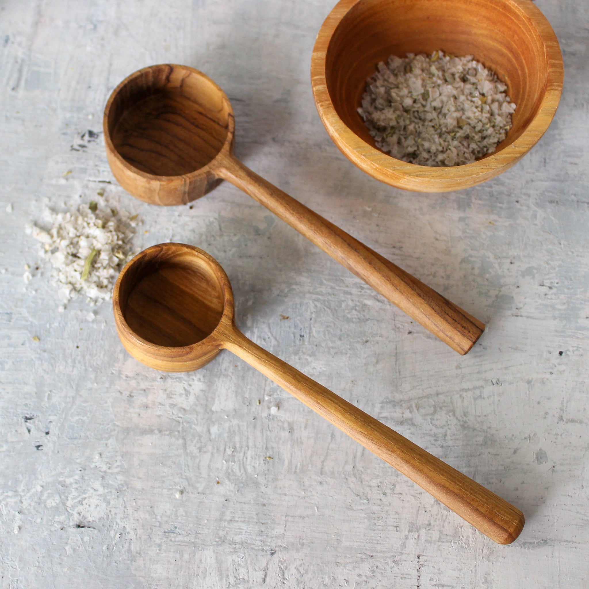 Teak Pot Scoops - Tribe Castlemaine