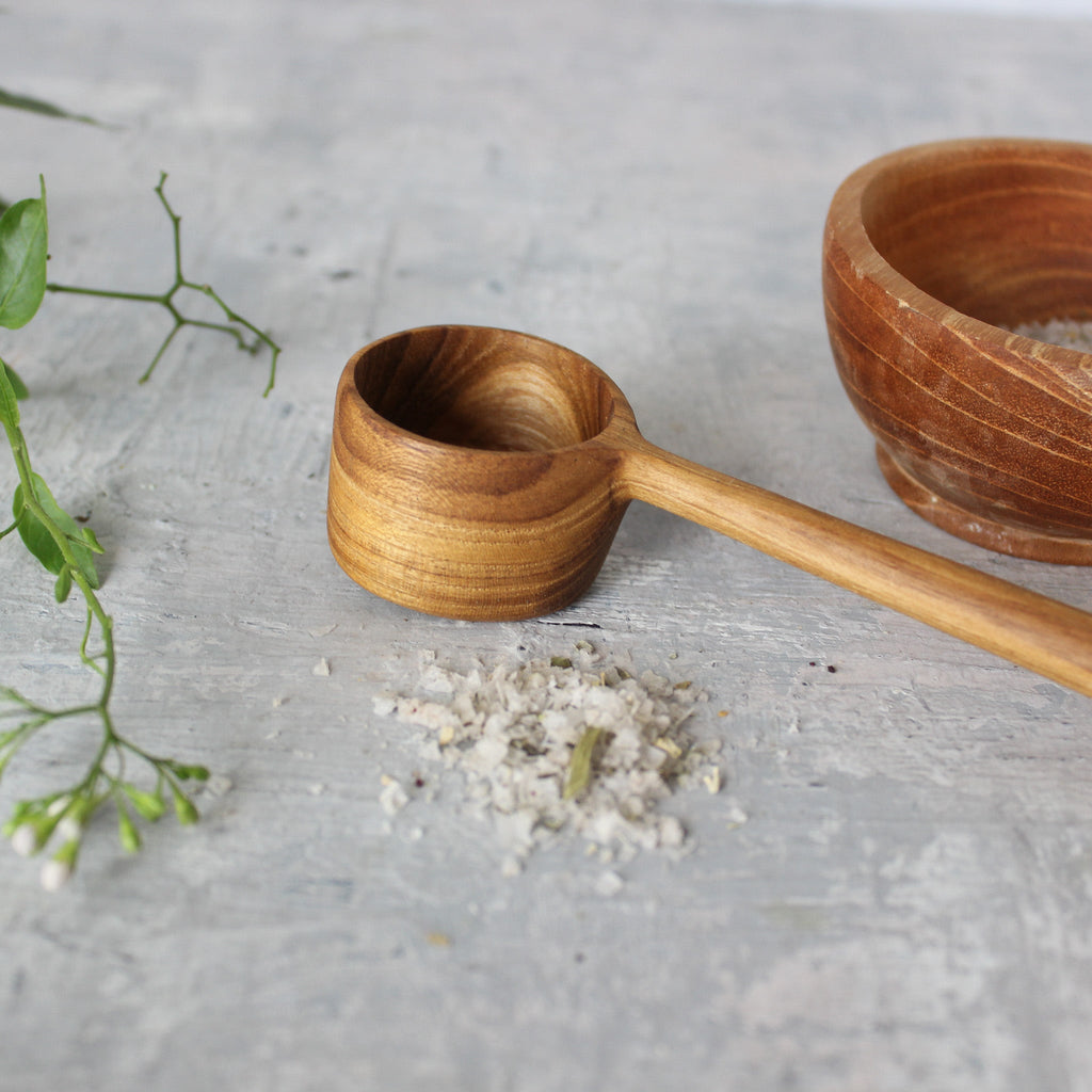 Teak Pot Scoops - Tribe Castlemaine