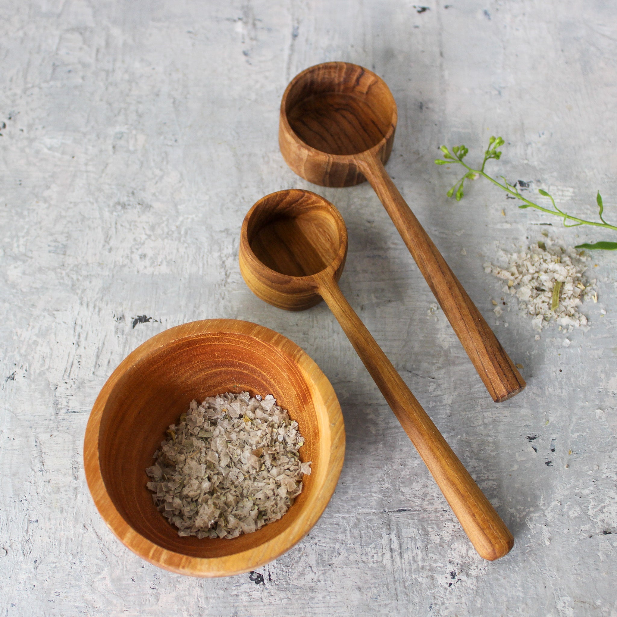 Teak Pot Scoops - Tribe Castlemaine