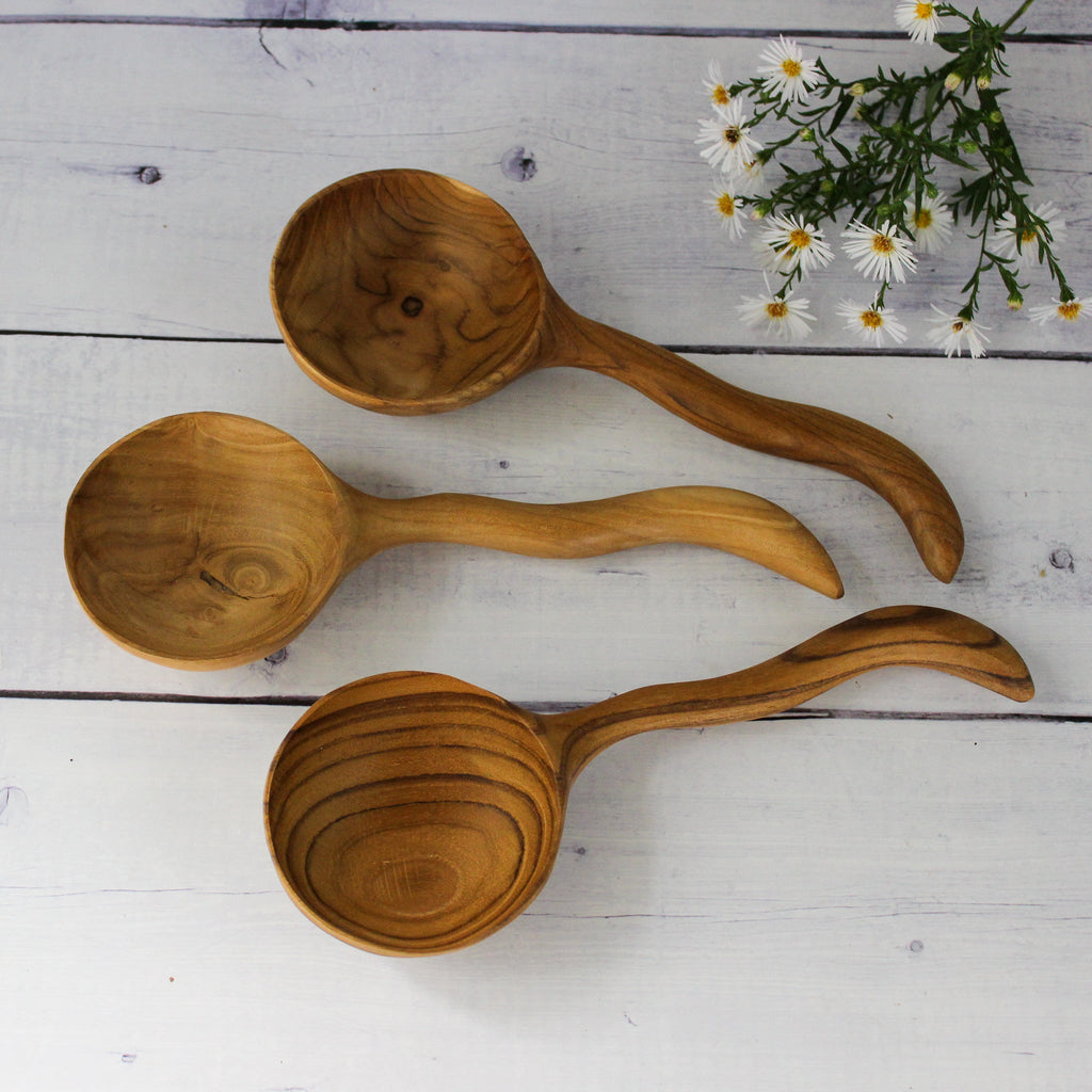 Teak Scoop Spoon - Tribe Castlemaine