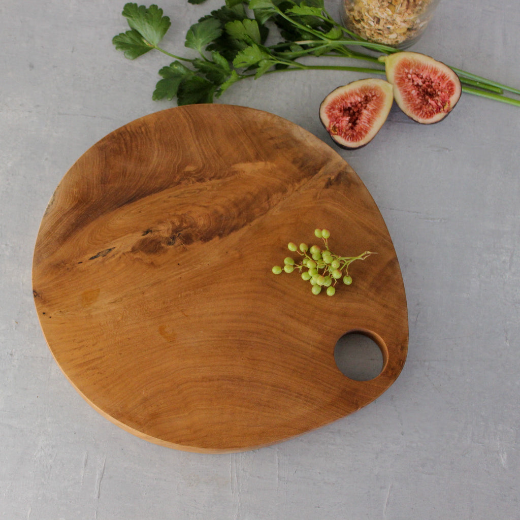 Teak Teardrop Cheese Board Small - Tribe Castlemaine