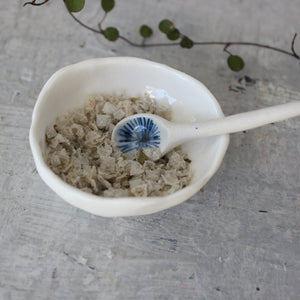 Tiny Porcelain Dish & Star Spoon Set - Tribe Castlemaine