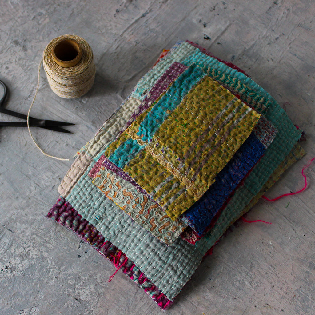 Vintage Kantha Remnant Pack - Tribe Castlemaine