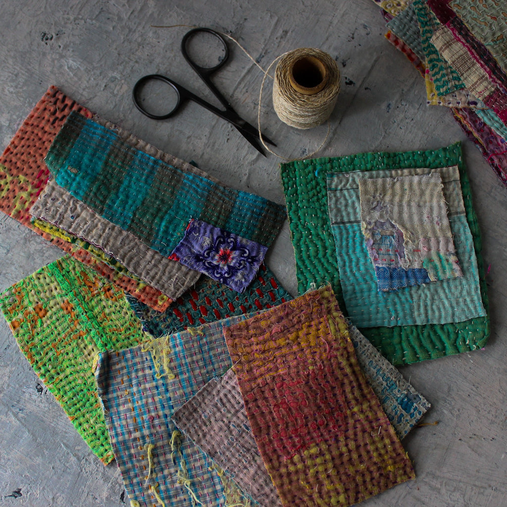 Vintage Kantha Remnant Pack - Tribe Castlemaine