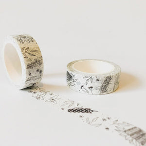 Washi Tape Minimal Native Florals - Tribe Castlemaine