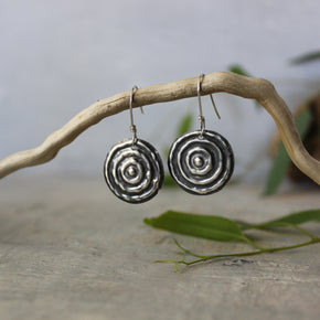 Waterhole Silver Earrings - Tribe Castlemaine