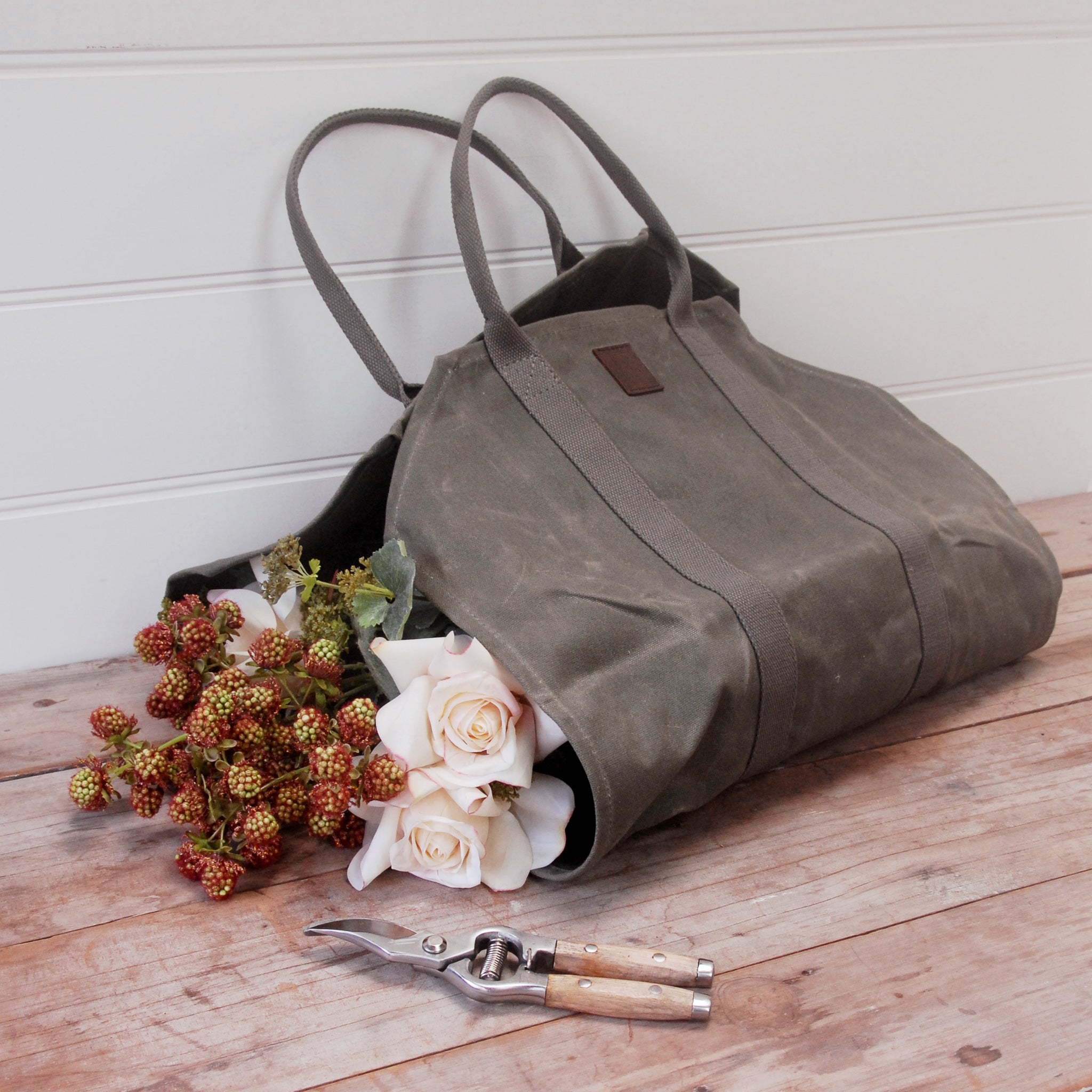 Waxed Canvas Log Carrier - Tribe Castlemaine
