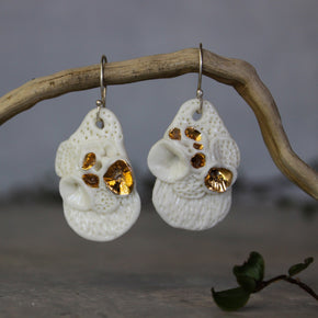 White Rock Coral Earrings - Tribe Castlemaine