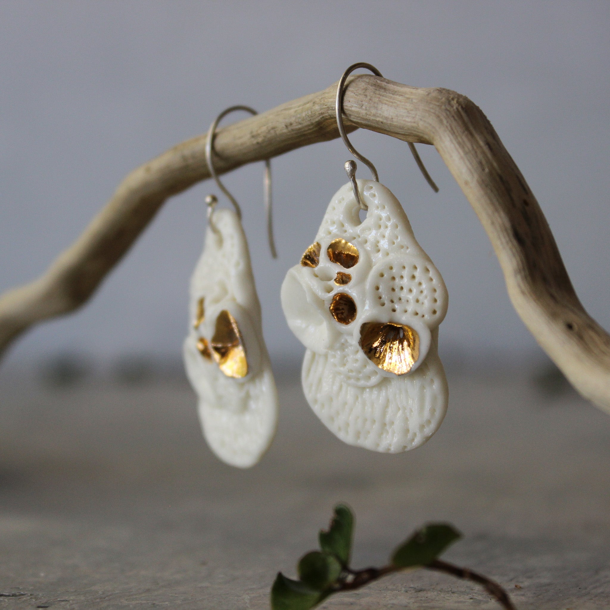 White Rock Coral Earrings - Tribe Castlemaine