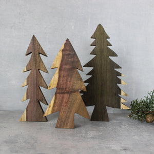 Wooden Fir Trees - Tribe Castlemaine