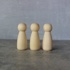 Wooden Peg Dolls - Tribe Castlemaine