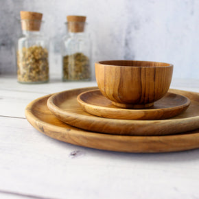 Wooden Plates, Bowls & Cutlery - Tribe Castlemaine