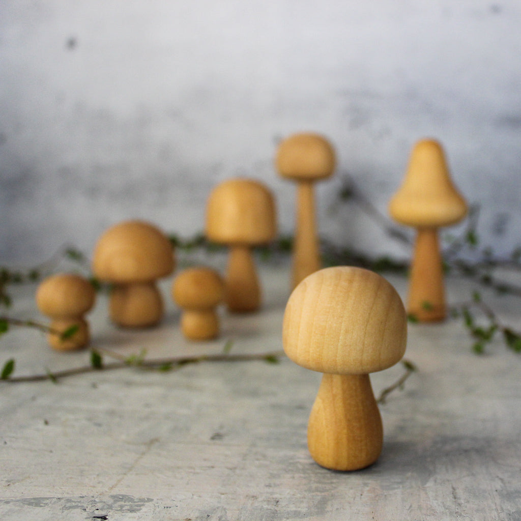 Wooden Toadstools - Tribe Castlemaine