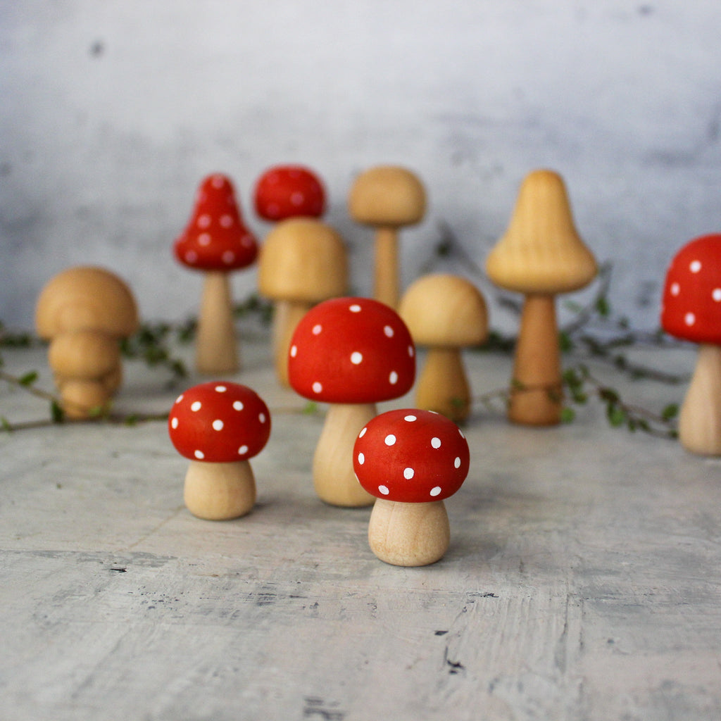 Wooden Toadstools - Tribe Castlemaine