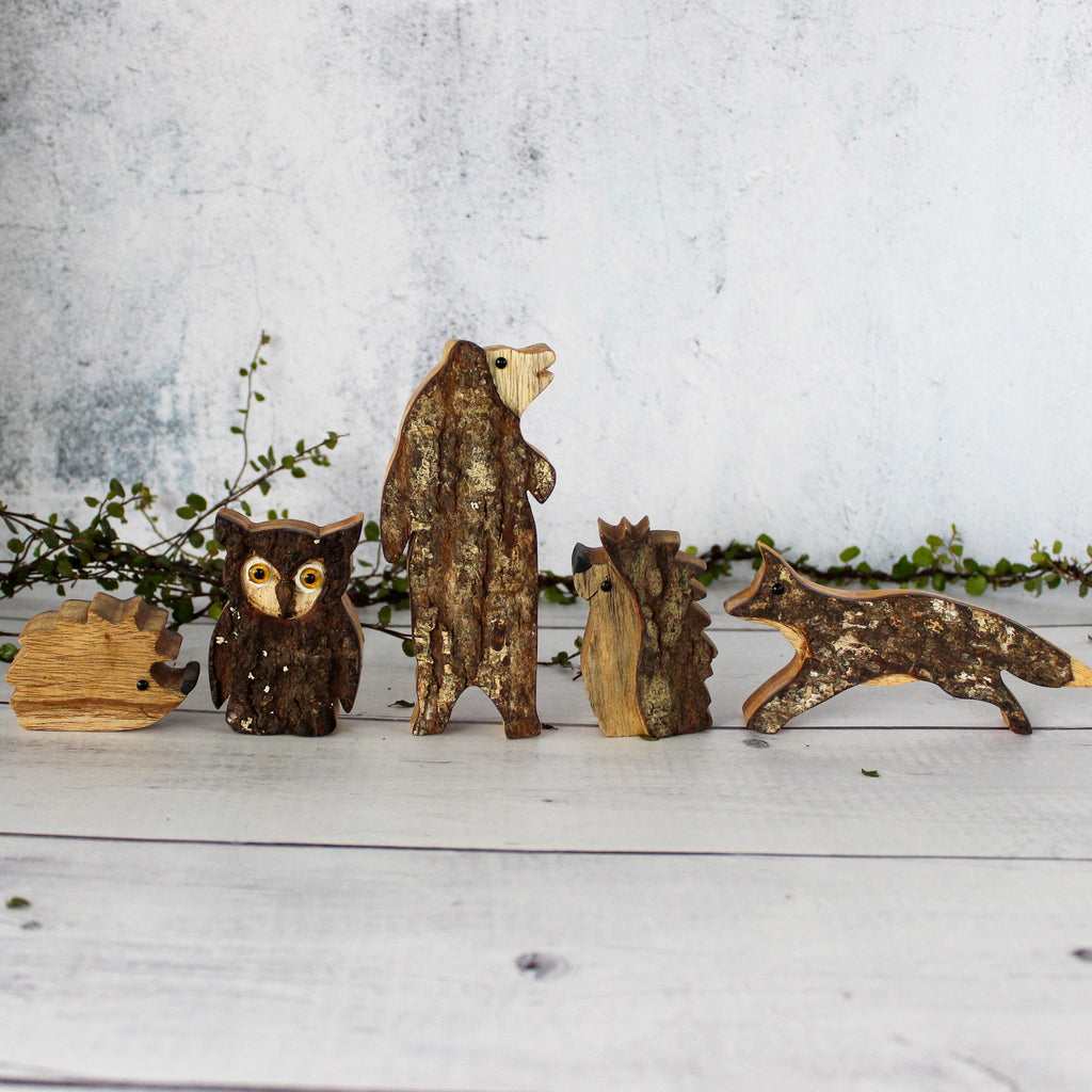 Wooden Woodland Animals - Tribe Castlemaine