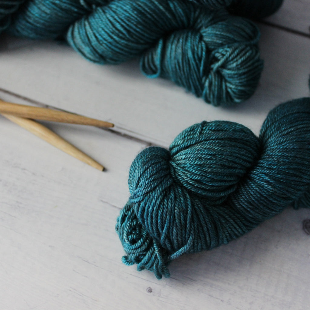 Yarn : Hand-dyed Silk/Merino/Yak 'Shepherdess' - Tribe Castlemaine